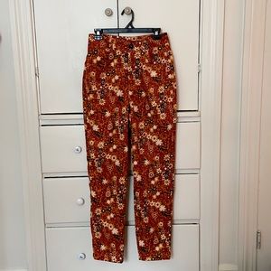 Cider “Wild Flower” Pants size S